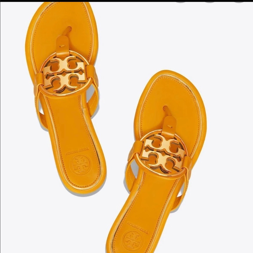 ‼️SOLD‼️ Tory Burch Miller Sandals goldenrod